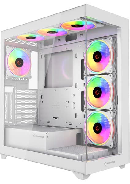 Rampage Hydra V3 Whıte 750W 80+ Bronze Beyaz 7*12CM Rgb Fan Atx Mid-T Oyuncu