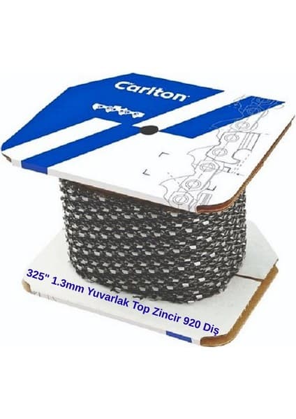 Carlton 3.25" 1.3mm Köşeli Top Zincir 920
