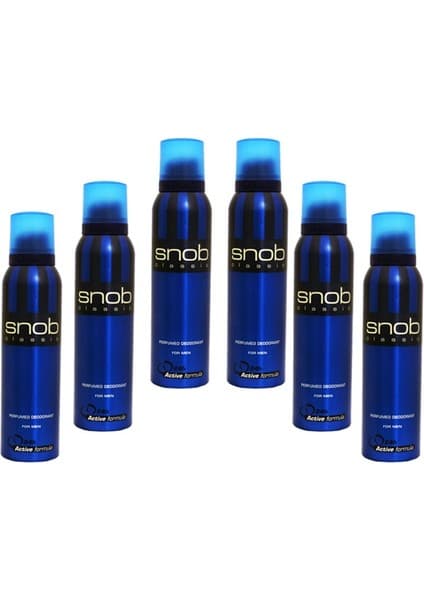 Snob For Men 150 ml Klasik Deodorant Sprey Cinsiyet: Erkek Aktif