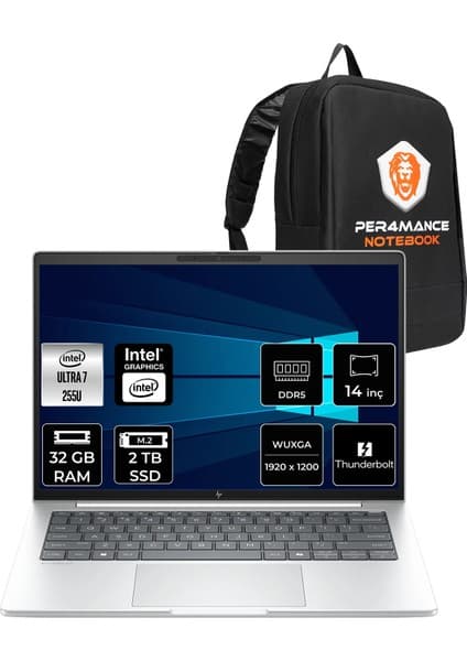 HP Elitebook 8 G1I Core Ultra 7 255U 32GB RAM 2TB SSD 14 Fiyatı