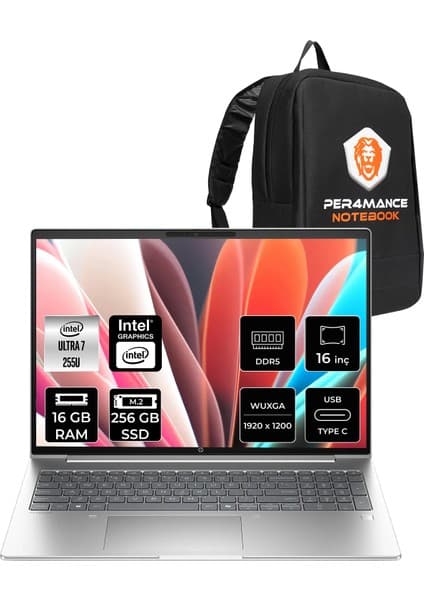 HP Probook 4 G1I Core Ultra 7 255U 16GB RAM 256GB SSD 16 Fiyatı