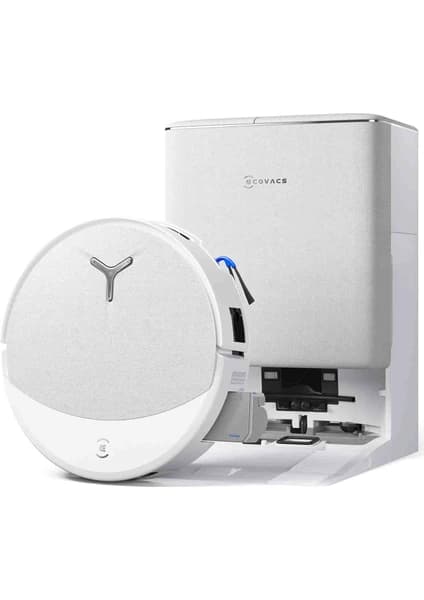 ECOVACS DEEBOT T90 Omni Robot Süpürge ve Paspas, 30.000 Pa Emiş Gücü, OZMO Roller 3.0, Triple Lift Teknolojisi, TruePass 4WD Engelleri Aşma, Akıllı Navigasyon, Temiz Su ile Basınçlı Yıkama
