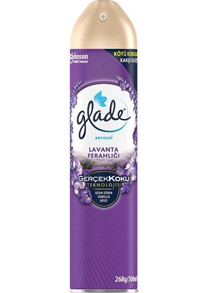 Glade Oda Kokusu Aerosol 300 ml Lavanta Ferahlığı 4 Adet