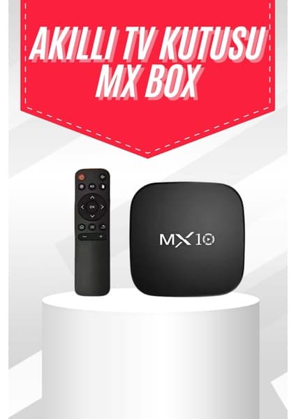 Mx Box Android Tv Media Sound 4K Ultra Hd Görüntü Kaliteli -