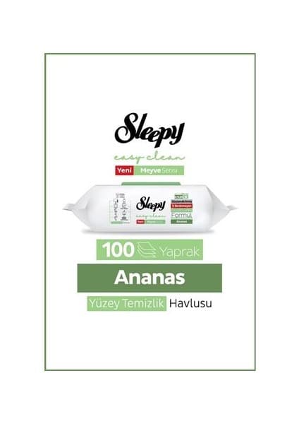 Şeylişeyler - Sleepy Ananas Yüzey Temizlik Havlusu 100 Yaprak 5