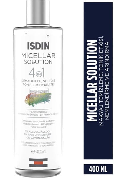 Isdin Micellar Kusursuz Makyaj Temizleme Suyu 4 Etki 1 Arada 400