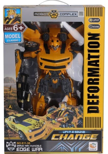611-35 Büyük Boy 2 Asorti Dönüşebilen Araba