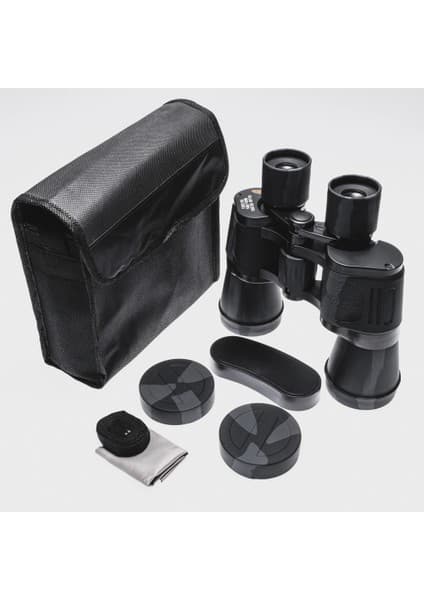 Çerçici 100X100 Kauçuk Kaplamalı Mavi Cam Mercekli Dürbün