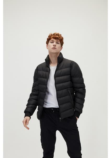 Bad Bear Phantom Puffer Siyah Mont Erkek M Beden Modern Kesim ile Soğuk Havalara Karşı