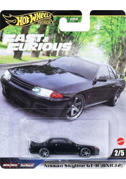 Hot Whells Hot Wheels Premium Fast & Furious Nissan Skyline GT-R (BNR32) 1/64 Ölçek Araba Metal