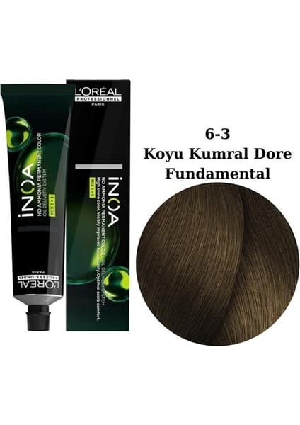 İnoa Inoa Tüp Boya 60Ml. 6-3 Koyu Kumral Dore