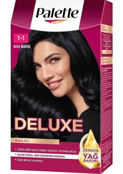 Deluxe 1-1 Gece Mavisi Saç