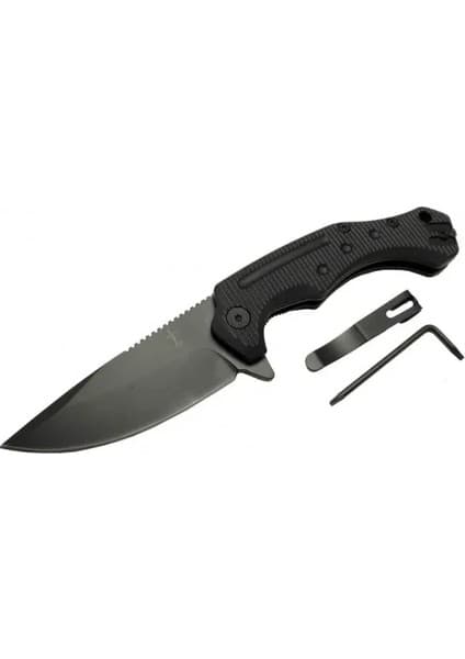 Çerçici Zero Error 7-12 Black Çakı 22 cm Manuel, Kemerlikli Fiyatı