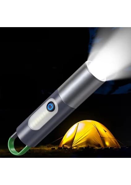 Eco Port Type-C Girişli 750 Lümen Şarjlı Kamp Lambası