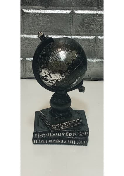 Özgürce Şık Polyester Dünya Biblosu, 26X14CM, Dekoratif ve Kullanışlı