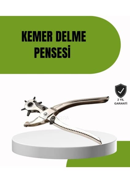 Epilons Deride Kemer Çanta Ayakkabı Delme Pensesi 6 Uçlu Döner Başlıklı Tamir