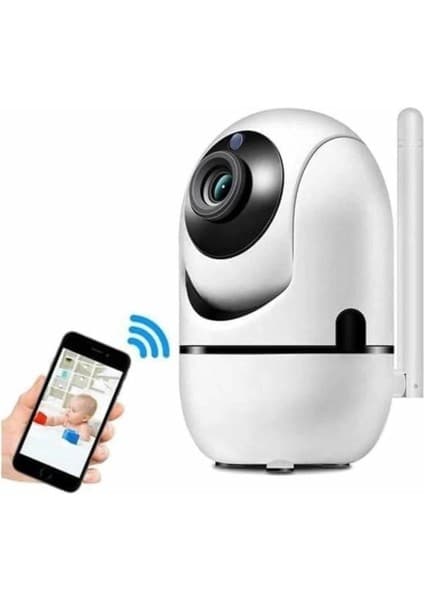 Epilons 360° Full Hd Akıllı Kamera Hareket Sensörlü Wifi Kamera Çocuk Güvenlik