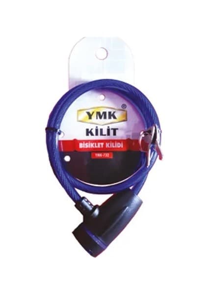 Colezium Y Eko Çelik Halatlı, Izoleli Bisiklet Kilidi - 8mm, 65