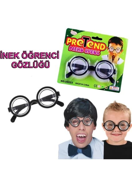 Inek Öğrenci Gözlüğü Şaka