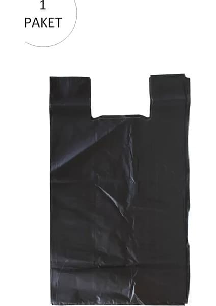 Royaleks Siyah Hışır Atlet Poşet Mini Boy 22X31 cm 1 Paket Fiyatı