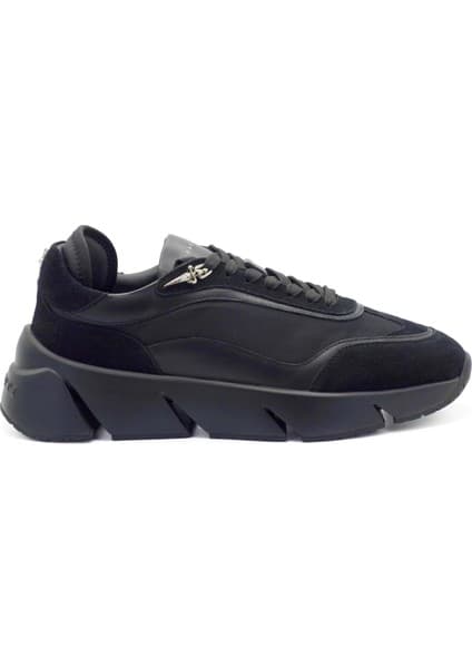 Paciotti Siyah Erkek Deri Sneaker