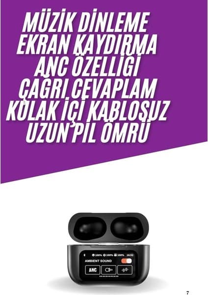 Toyigoo 2025 Model Bluetooth Kulaklık Dokunmatik Ekran Fiyatı
