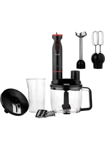 Schafer Chef Mix Mega Blender Seti 1500W Çırp, Rendele ve Doğra Hepsi Bir