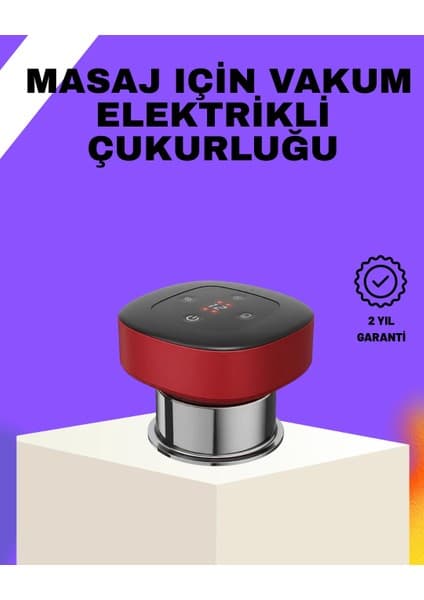 Vakumlu Masaj Aleti Çok Kademeli Emme Isıtmalı Ev Tipi