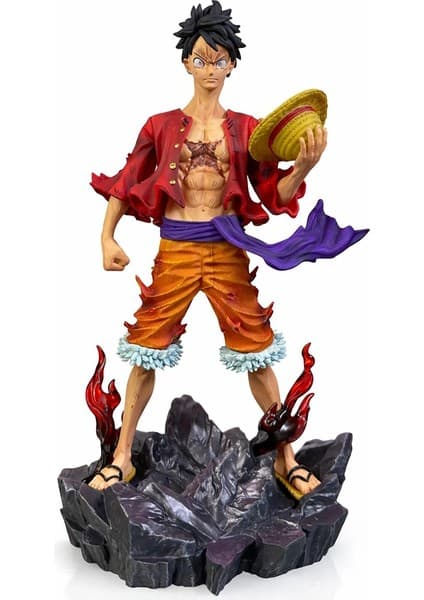 Anime One Piece Luffy Figürü 24 cm