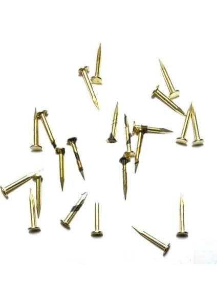 Klips, Menteşe, Ayağı Çivisi 9mm Çelik - Sarı
