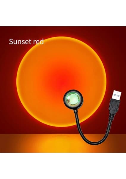 Taşınabilir USB Sunset Lamba: Ev ve Araba Için Ambiyans
