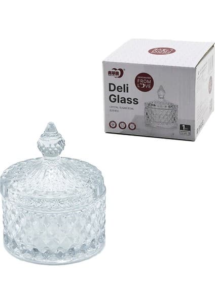 Motto Ticaret Deli Glass TG1073-3/L1 Dıamond Cam Şekerlik