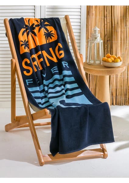 Lc Waikiki Yeni Sezon Baskılı Erkek Plaj Havlusu 70X150 cm