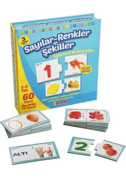 Enco Store 1444 Eğlenceli Bul Sayılar Renkler