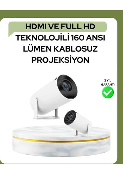 Yazline Global Ultra Pro Full Hd ve 4K Destekli 130 Inç Projeksiyon