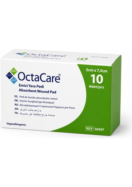 Octacare Emici Yara Pedi 5cmx7,5 cm 10'lu Paket
