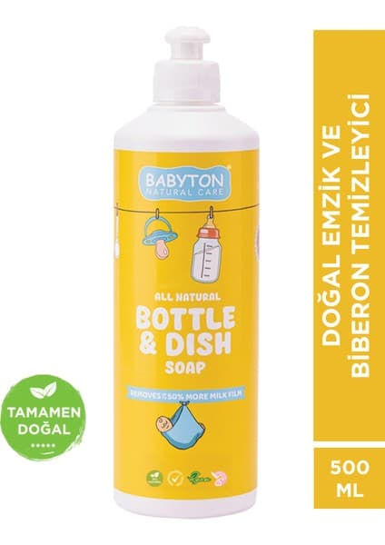 Babyton Doğal Emzik ve Biberon Temizleyici 500