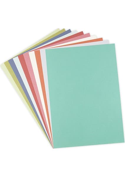 Surfacez Cardstock Sheets A4 60PK (10 Botanik Renk), Fiyatı