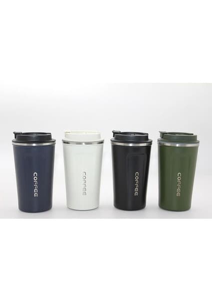 Mudanis 500 ml Paslanmaz Çelik Termos Mug - Çift Katmanlı Sızdırmaz Kahve Kupası