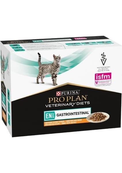 Pro Plan Veterinary Diets Gastrointestinal Tavuklu Yaş Kedi Maması 85 x 10