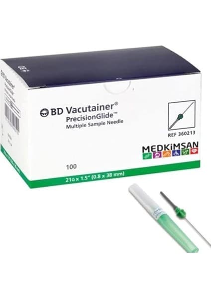 Grup Medıkal-Bd 360213 Yeşil Iğne Ucu 21G 100 Adet
