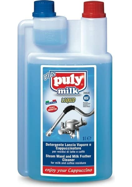 Puly Milk Plus Süt Köpürtücü Temizleyici 1000 ml İtalya Menşeli Etkili Temizlik