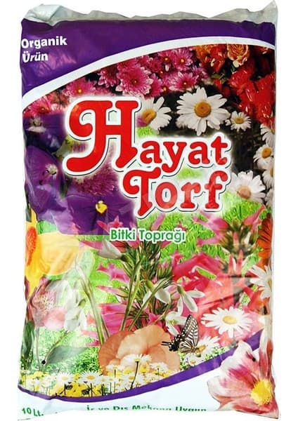 4 Adet Hayat Torf Bitki Toprağı 10