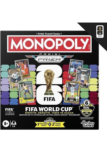 Panini Prizm: Fıfa Dünya Kupası Oyunu I Monopoly Panini Prizm Fıfa Dünya Kupası 2026 Takas