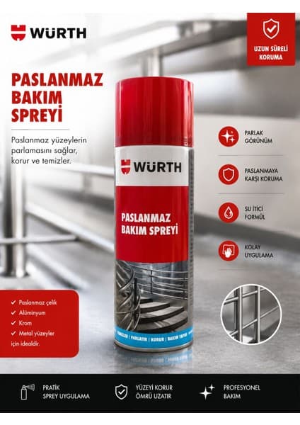 Würth Paslanmaz Bakım