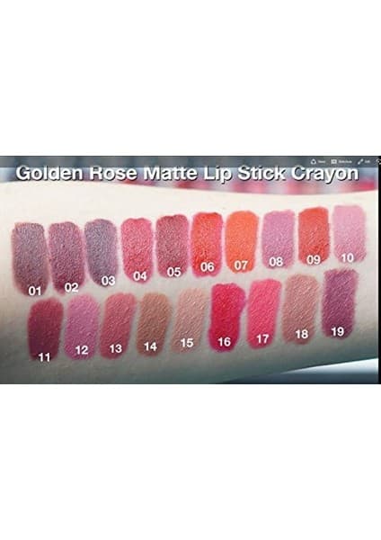 Lipstick Crayon No: 01 - Besleyici Nemlendirici Mat Kalem