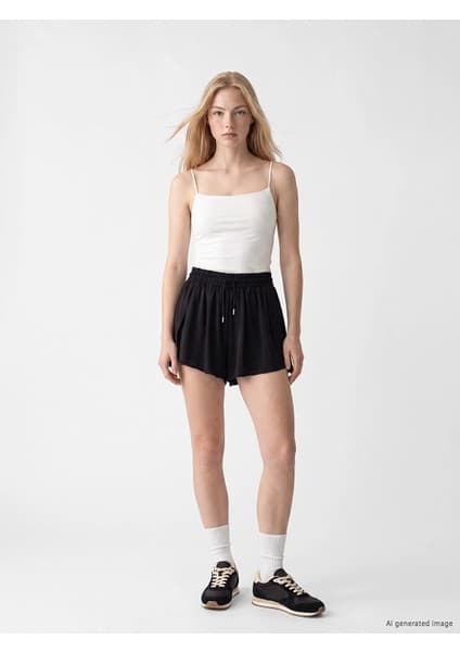 Lc Waikiki Yeni Sezon Beli Lastikli Geniş Paça Kadın