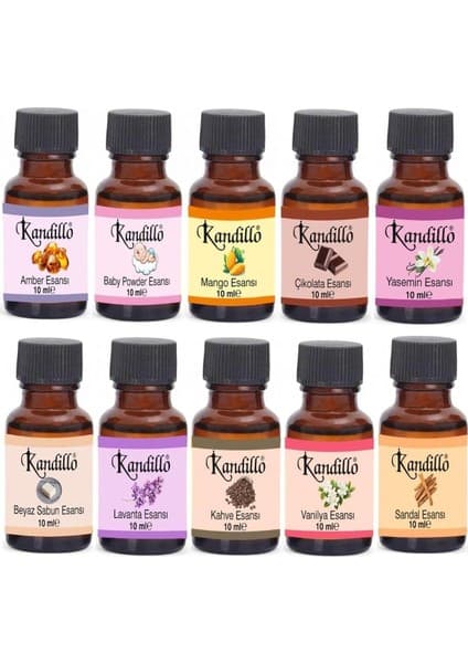Dünya Magnet Mum Esansı 10'lu Set Aromatik Çamaşır Kurutma Topu Buhurdanlık Kokusu Kokulu Mum Yapım