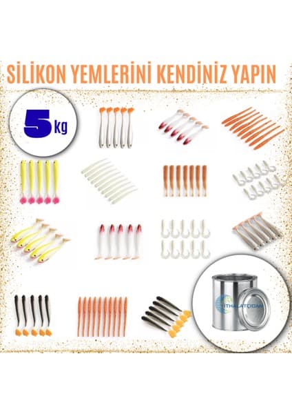 Silikon Balık Yemi Ham Maddesi (20 Shore)