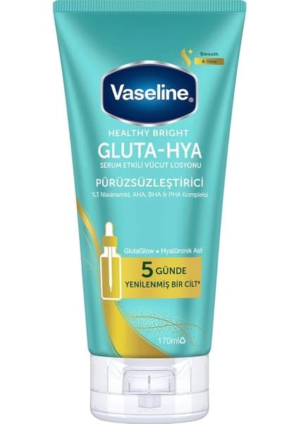 Gluta-Hya Serum Etkili Vücut Losyonu, Pürüzsüzleştirici, 170